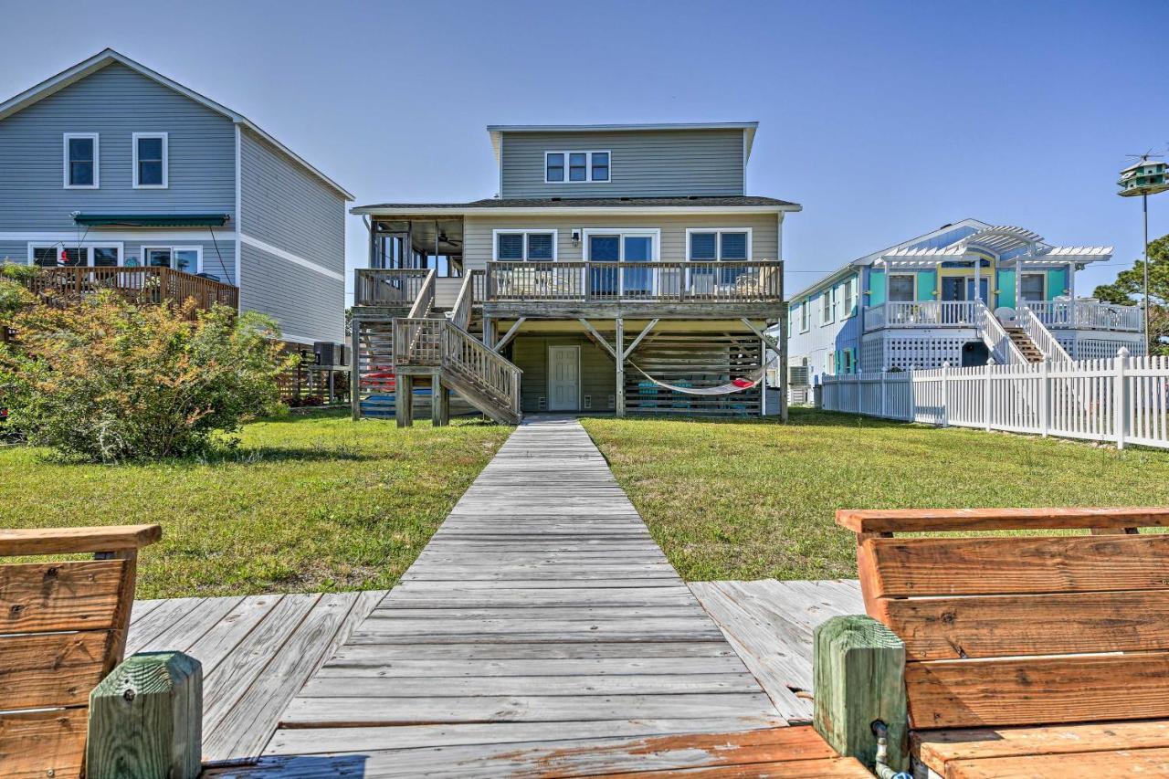 Obx Getaway With Boat Dock On Colington Harbour Villa Kill Devil Hills Exterior photo