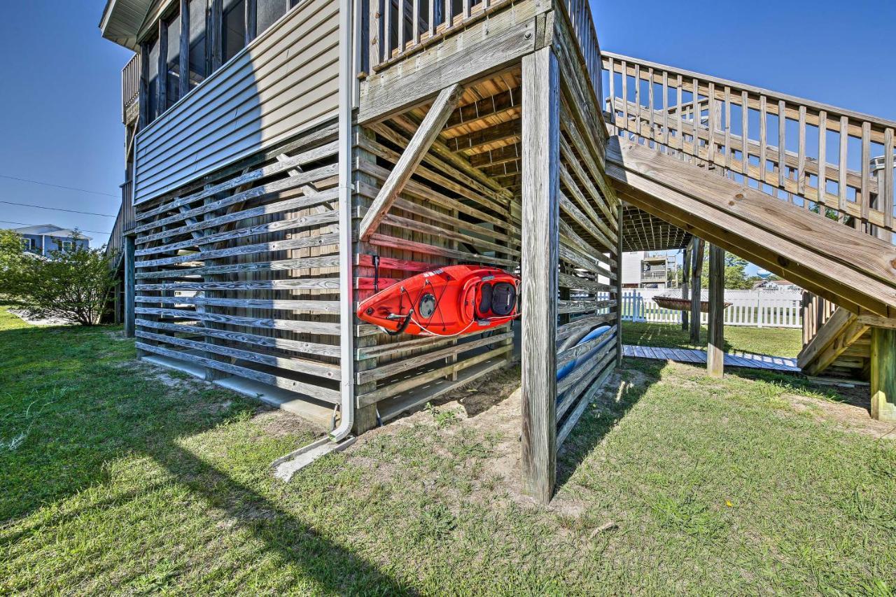 Obx Getaway With Boat Dock On Colington Harbour Villa Kill Devil Hills Exterior photo